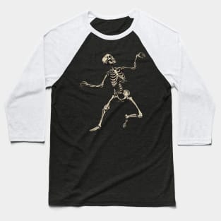 Dancing skeleton Baseball T-Shirt